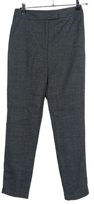 Dámské černo-šedé kostkované kalhoty zn. F&F
