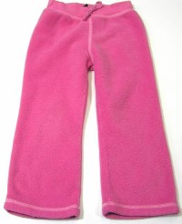 Růžové fleecové kahoty s nápisem zn. GAP