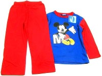 Outlet - Modro-červené pyžámko s Mickeym zn. Disney