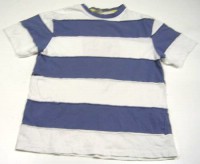 Modro-bílé pruhované tričko zn. Cherokee 