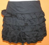 Dámská černá plátěná sukně  - nová