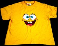 Žluté tričko Spongebob zn. Fruit of the Loom