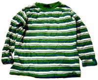 Zeleno- bílé pruhované triko zn. Cherokee