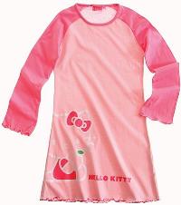 Nové - Světlerůžová noční košilka s Kitty zn. Sanrio 