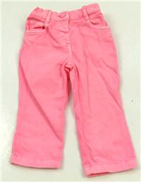Růžové riflové kalhoty 