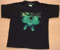Černé tričko s Hulkerm