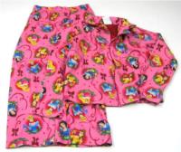 Růžové flanelové pyžamo s princeznami zn. Disney 