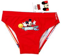 Nové - Červené plavky s Mickeym zn. Disney