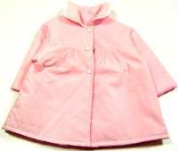 Růžový šusťákový podzimní kabátek