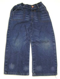 Modré riflové kalhoty