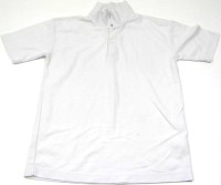 Bílé tričko s límečkem vel. 135