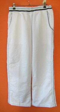 Dámské bílé šusťákové kalhoty zn. Roberto Sonelli