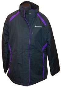 Dámská černo-fialová šusťáková lyžařská bunda zn. Mountain Warehouse 