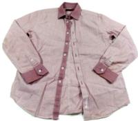 Růžová pruhovaná košile zn. Ben Sherman