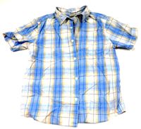 Modro-béžovo-bílá kostkovaná košile zn. Cherokee