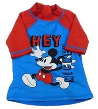 Modro-červené UV tričko s Mickey zn. Disney