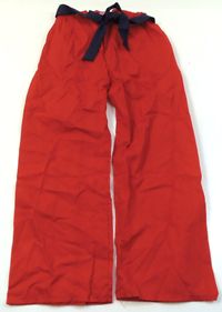 Červené kalhoty s páskem 