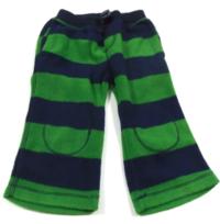 Modro-zelené pruhované fleecové kalhoty zn. GAP 