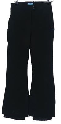 Dámské černé softshellové podšité funkční kalhoty zn. Tchibo 