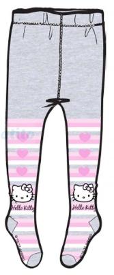 Nové - Šedo-pruhované punčocháčky s Kitty zn. Sanrio