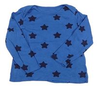 Modré pyžamové triko s hvězdami zn. F&F
