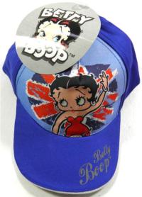 Outlet - Modrá kšiltovka s Betty Boop