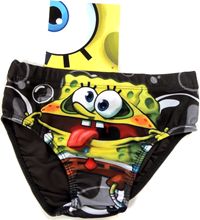 Nové - Hnědé plavky se SpongeBobem zn. Nickelodeon 