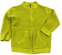 Zelený propínací svetr zn. Zara