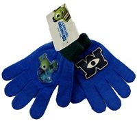Nové - Modro-zelené prstové rukavice s obrázkem Příšerky s.r.o. zn. Disney