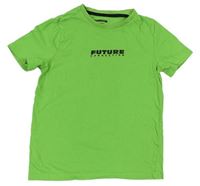 Zelené tričko s nápisem zn. F&F