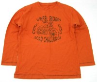 Oranžové triko s motorkou zn. Marks&Spencer
