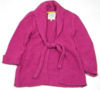 Fialový svetřík/kabátek 