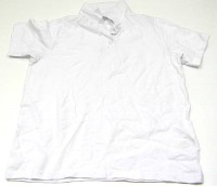 Bílé tričko s límečkem vel. 12-13 let