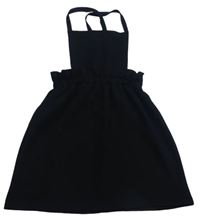 Černá žebrovaná paper bag laclová sukně zn. V BY VERY