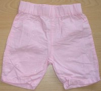 Růžové plátěné 7/8 kalhoty zn. Baby Mac