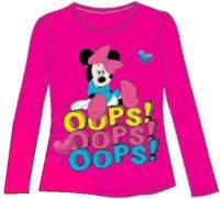 Nové - Tmavorůžové triko s Minnií zn. Disney 