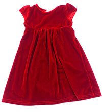 Červené sametové šaty zn. M&Co.