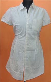 Dámská béžovo-bílá pruhovaná tunika zn. H&M