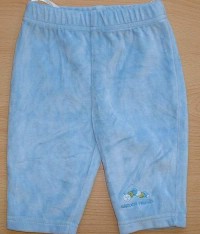 Modré sametové kalhoty s obrázkem zn. Lynnat