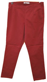 Dámské červené elastické kalhoty zn. Etam 