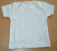 Bílé tričko zn- Mothercare
