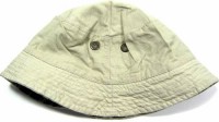 Béžovo- army plátěný klobouček