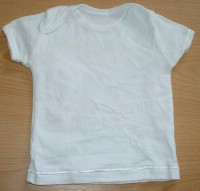 Bílé tričko zn- Mothercare