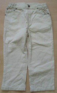 Béžové riflové kalhoty 