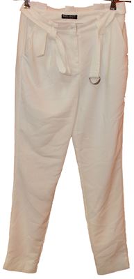 Dámské bílé kalhoty s páskem zn. Select 