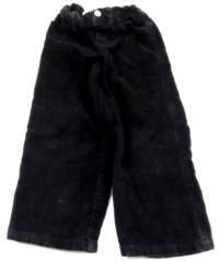 Černé manžestrové kalhoty zn. Jasper Conran