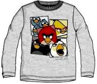 Nové - Šedé triko s Angry Birds 