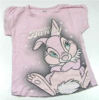 Růžové tričko s králíčkem zn. Disney 