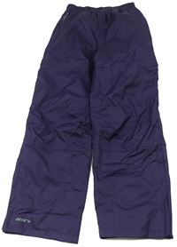 Tmavofialové šusťákové funkční kalhoty zn. Mountain Warehouse 