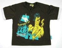 Hnědé tričko se Scooby Doo